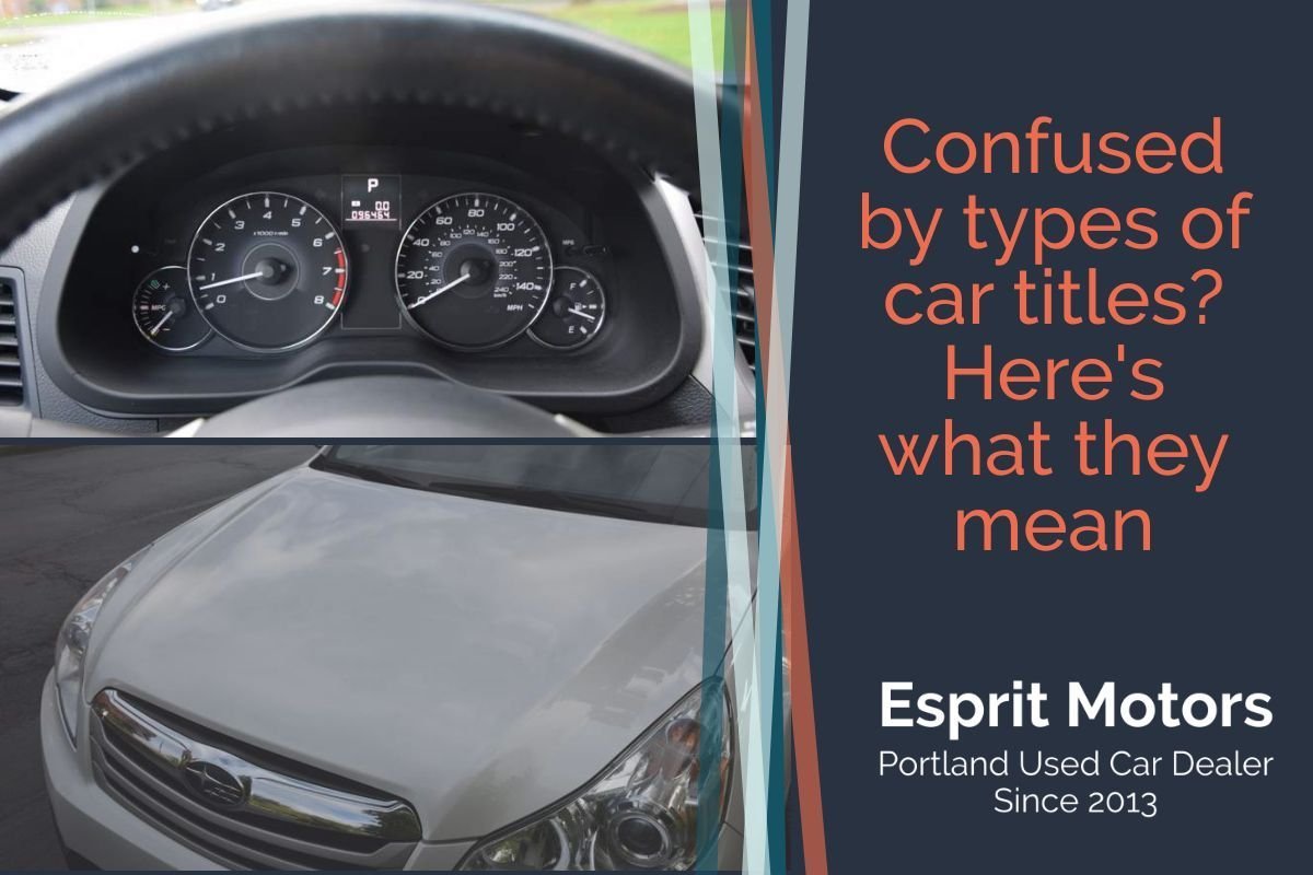 Confused by types of car titles? Here's what they mean