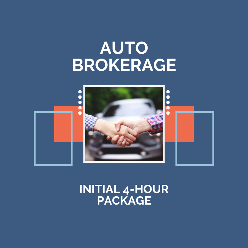 Initial Fee: Car Consulting / Auto Brokerage